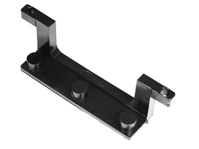 Daystar License Plate Bracket for Roller Fairlead Isolator Black - KU70040BK