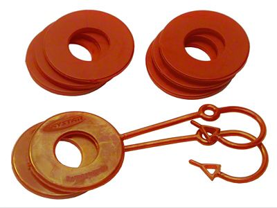 Daystar Orange D Ring Isolator w/Lock Washer Kit - KU70060AG