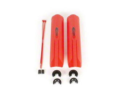 Daystar Red 2.0 Shock Guards with Zip Ties for/Fox/Bilstein Shocks - KU20032RE