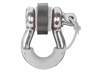 Daystar White Locking D Ring Isolator Pair - KU70058WH