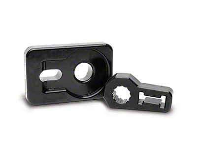 Daystar Winch/Jack Isolator Handle Combo Black - KU70047BK