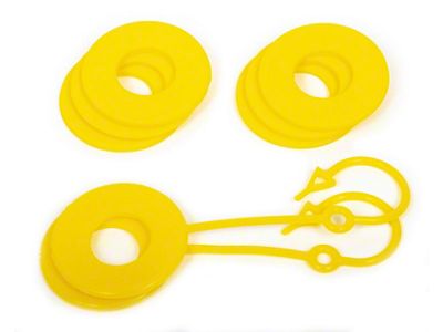 Daystar Yellow D Ring Isolator w/Lock washer Kit - KU70061YL