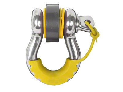 Daystar Yellow Locking D Ring Isolator Pair - KU70058YL