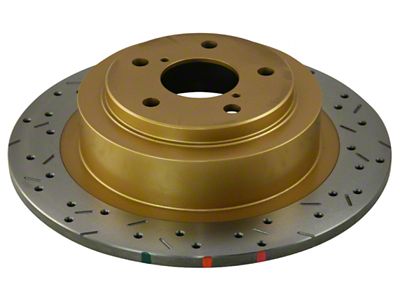 DBA 01-04 Outback 2.5L/3.0 H6 Rear Drilled & Slotted 4000 - 4657XS
