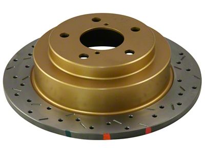 DBA 02-06 WRX / 98-07 Impreza 2.5L RS Rear Drilled - 4644XS