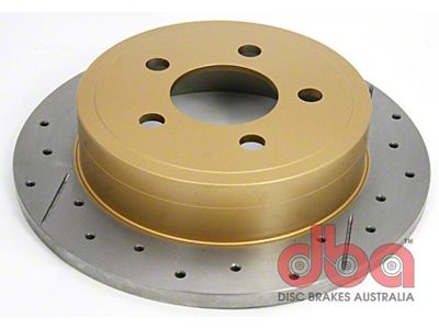 DBA 03-07 Jeep Liberty Rear Street Drilled & Slotted Rotor - 2535X