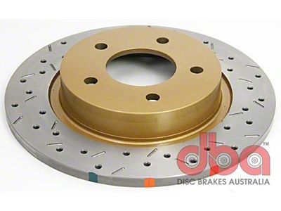 DBA 04-05 Mazda 3 2.3L / 06+ MazdaSpeed3 Rear Drilled - 42957XS