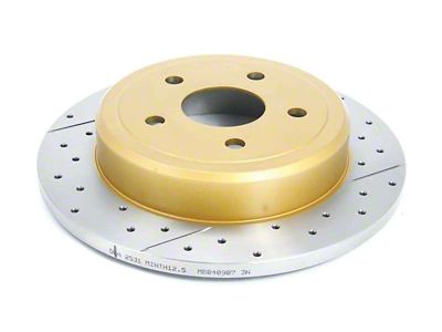 DBA 06-10 Jeep Commander Rear Drilled & Slotted Street Series - 2531X