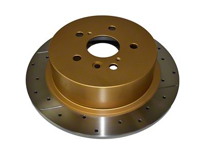 DBA 08-13 Toyota Highlander Rear Drilled & Slotted Street Series - 2735X