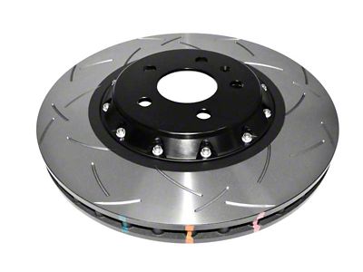 DBA 10-12 Audi S4 Front 5000 Series Slotted Rotor w/Black - 52832BLKS