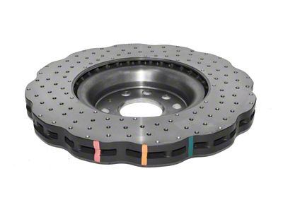 DBA 15-20 Volkswagen Golf R Front 4000 Series Cross Drilled - 42830WSLVXD