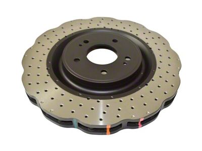 DBA 2006 Audi A3 Front 4000 Series Drilled Wavey Rotor - 42806WXD