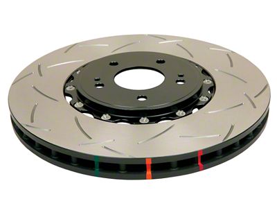 DBA T3 5000 Slotted Series w/ Black Hat Front Left
