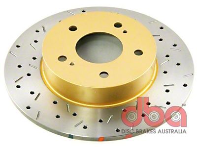 DBA 94-03 Nissan Maxima Rear 4000 Series Drilled & Slotted - 4915XS