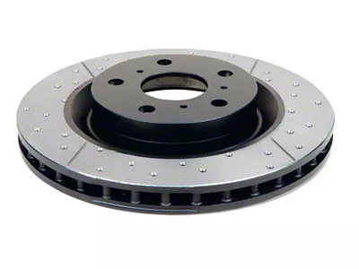 DBA 97-04 Corvette C5/C6 Rear Drilled & Slotted Street Series - 2995BLKX
