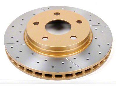 DBA 07-17 Jeep Wrangler Front Drilled & Slotted Street Series - 2536X