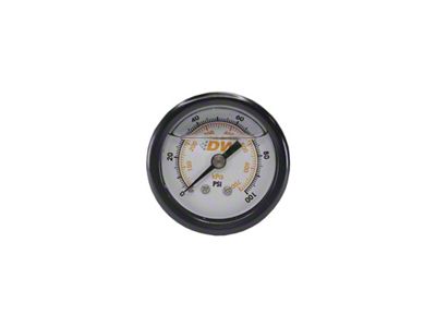 DeatschWerks 0-100 PSI 1/8in NPT Mechanical Fuel Pressure Gauge 1.5in - 6-01-GL
