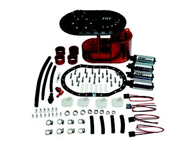 DeatschWerks 2.0L Staged Fuel Cell Surge Tank Includes 4 300 - 6-301-20FST
