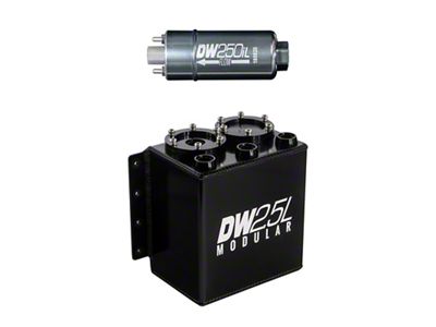 DeatschWerks 2.5L Modular Surge Tank Incl. 1 DW250iL In-Line Fuel - 6-251-25ST