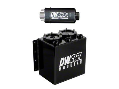 DeatschWerks 3.5L Modular Surge Tank Incl. 1 DW350iL In-Line Fuel - 6-351-35ST