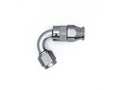 DeatschWerks 6AN Female Flare Swivel 120-degree Hose End - PTFE - 6-02-0872
