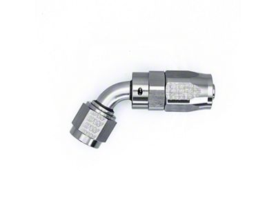 DeatschWerks 6AN Female Flare Swivel 60-Degree Hose End CPE Anodized - 6-02-0819
