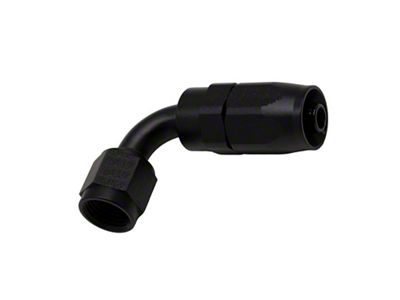 DeatschWerks 6AN Female Swivel 90-Degree Hose End CPE - Anodized - 6-02-0803-B