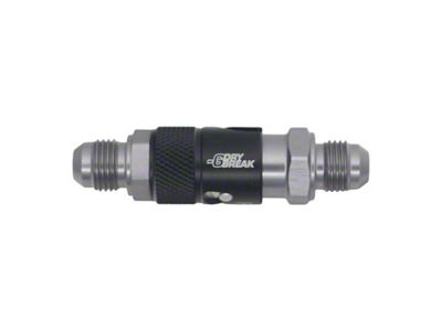 DeatschWerks 6AN Male Flare Quick Disconnect Dry Break Fitting - 6-02-0225-B