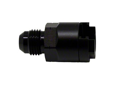 DeatschWerks 6AN Male Flare to 3/8in Female EFI Quick Connect - 6-02-0103-B