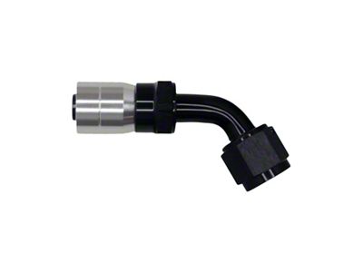 DeatschWerks 8 AN Female Flare Swivel 60-Degree Hose Crimping Style - 6-02-0822-C-B