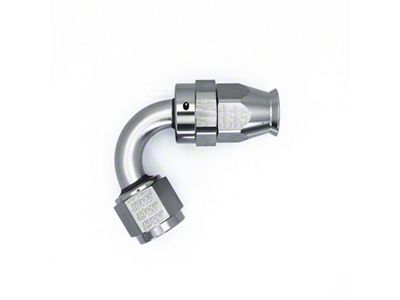 DeatschWerks 8AN Female Flare Swivel 120-degree Hose End - PTFE - 6-02-0875