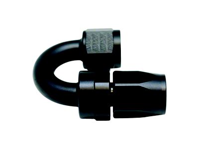 DeatschWerks 8AN Female Swivel 180-Degree Hose End CPE - Anodized - 6-02-0808-B