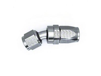 DeatschWerks 8AN Female Swivel 30-Degree Hose End CPE - Anodized - 6-02-0821