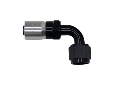 DeatschWerks 8AN Female Swivel 90-Degree Crimping Style Hose End CPE - 6-02-0807-C-B