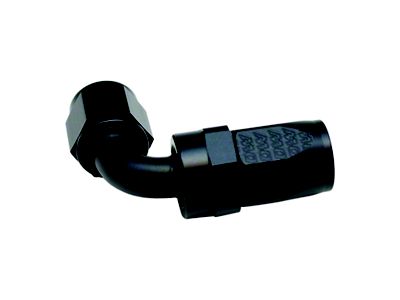 DeatschWerks 8AN Female Swivel 90-Degree Hose End CPE - Anodized - 6-02-0807-B