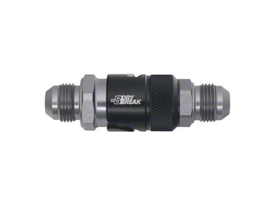 DeatschWerks 8AN Male Flare Quick Disconnect Dry Break Fitting - 6-02-0226-B