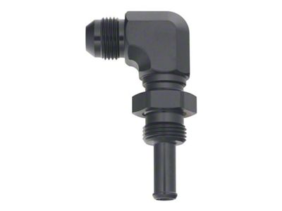 DeatschWerks 8AN Male Flare to Straight 3/8in Single Hose Barb - 6-02-0742-B