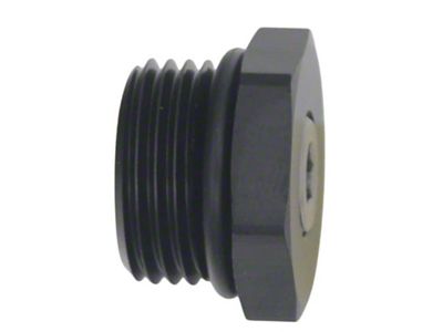 DeatschWerks 8AN ORB Male Plug Fitting with 1/8in NPT Gauge - 6-02-0731-B