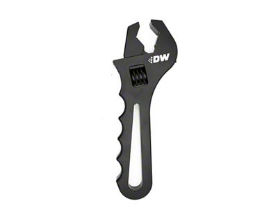DeatschWerks Adjustable AN Hose End Wrench - Black Anodized - 6-02-1006