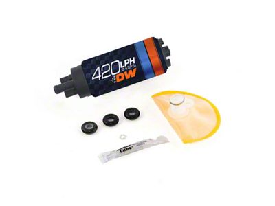 DeatschWerks DW420 Series 420lph In-Tank Fuel Pump w/ Install Kit - 9-421S-1005