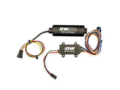 DeatschWerks DW650iL Series 650LPH In-Line External Fuel Pump w/ PWM - 9-650-C103