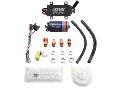 DeatschWerks DW810 Brushless In-Tank Fuel Pump with 2-Speed Controller and Install Kit; 810 LPH (Universal; Some Adaptation May Be Required)
