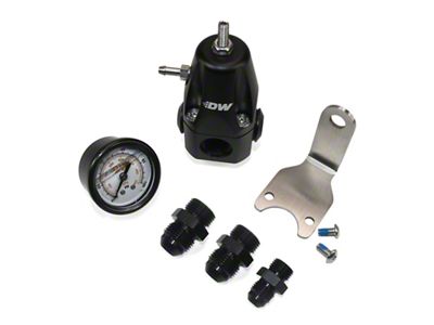 DeatschWerks DWR1000 AFPR + Pressure Gauge + 8AN & 6AN - 6-1000-FRB-86