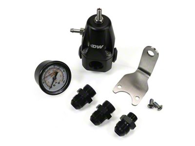 DeatschWerks DWR1000 AFPR + Pressure Gauge + 8AN Fittings - 6-1000-FRB-88