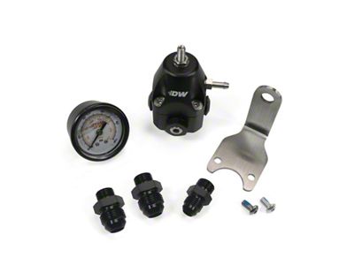 DeatschWerks DWR1000C AFPR + Pressure Gauge + 6AN & 8AN - 6-1002-FRB-86