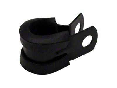 DeatschWerks Rubber Cushioned P-Clamp for 6AN Hose - 9.5mm Clamp - 6-02-0353-B