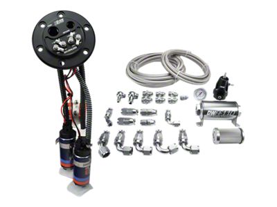 DeatschWerks X2 Series Fuel Pump Hanger w/ Dual DW420 Pumps/PTFE - 9-421-625-7043