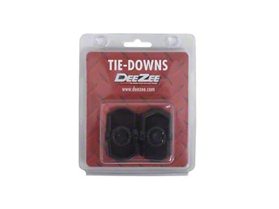 Dee Zee Universal Cargo Management Hex Channel Tie Downs Black