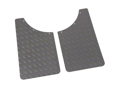 Dee Zee Universal Flaps Brite-Tread Universal 11x19 Notched Txt Blk - DZ1808TB