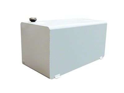 Dee Zee Universal Tanks - Short Rectangle White Steel - DZ91753S
